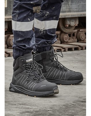 UltraLite Mid Zip Black Reflective